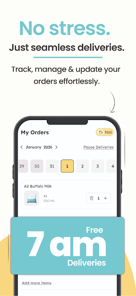 Track, manage and update your orders effortlessly